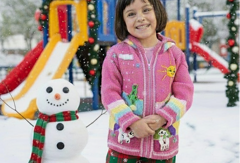 Kid Jumper - Pink with Playground Background