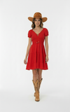 Roxana  Short Dress with sleeves