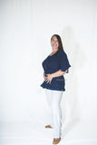 Tie back blouse