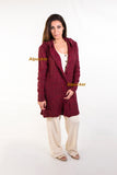 Deluxe Long sleeve Cardigan with collar